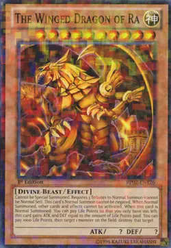 1x (NM) The Winged Dragon of Ra - BP02-EN126 - Mosaic Rare - 1st Edition YuGiOh - Image 1
