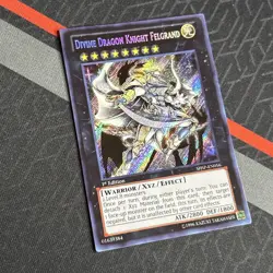 Yu-Gi-Oh! DIVINE DRAGON KNIGHT FELGRAND 1st Edition Secret Rare SHSP-EN056 - Image 3