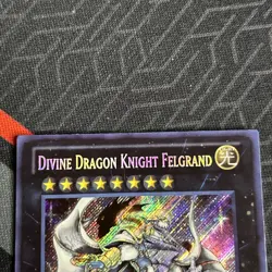 Yu-Gi-Oh! DIVINE DRAGON KNIGHT FELGRAND 1st Edition Secret Rare SHSP-EN056 - Image 4