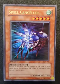 Yu-Gi-Oh! Spell Canceller MFC-020 Magician's Force-1st Edition 2003 NM - Image 1