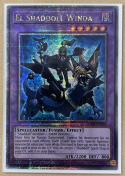 Yu-Gi-Oh! El Shaddoll Winda RA04-EN052 Quarter Century Secret 1st Ed - Image 1