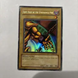 Yugioh Left Arm Of The Forbidden One LOB-123 Ultra Rare Original Print MP - Image 1