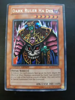 LIMITED EDITION Dark Ruler Ha Des (MC1-EN006) Secret-Rare YuGiOh card - Image 2