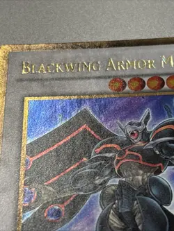 Blackwing Armor Master PGLD-EN077 Premium Gold 1st Edition Gold Rare LP - Image 2
