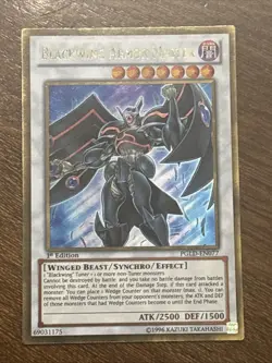 Blackwing Armor Master PGLD-EN077 Premium Gold 1st Edition Gold Rare LP - Image 1