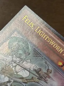 Felis, Lightsworn Archer DUEA-EN095 Duelist Alliance 1st Edition Ultra Rare LP - Image 2