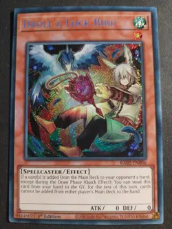 YuGiOh! - Droll & Lock RA02-EN006 Alt Art Secret Rare 1st Edition Near Mint - Image 1