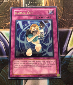*** KARMA CUT *** ULTIMATE RARE SOI-EN053 (MP) YUGIOH! - Image 1