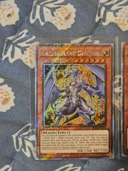 Yugioh! Lightpulsar Dragon x3 (Platinum Secret Rare) RA04-EN176 1st Edition NM - Image 2