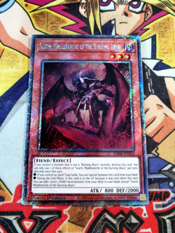 Scarm, Malebranche of Burning Abyss ra04-en233 (NEW) Platinum-Secret Yu-Gi-Oh - Image 1