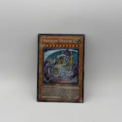 CT04-EN005 Rainbow Dragon Secret Rare Limited Edition LP Yugioh Card - Image 1