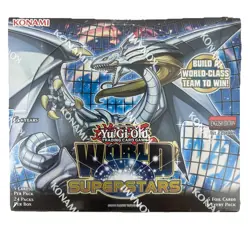 Yu-Gi-Oh YGO World Superstars Booster Box, English 1st Edition, Factory Sealed - Image 1