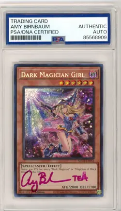 PSA Amy Birnbaum Signed Dark Magician Girl (Alternate Art) MP24-EN053 Yu-Gi-Oh! - Image 1