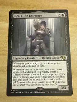 Rev, Tithe Extractor NM (Anime) Foundations Jumpstart Regular MTG - Image 1