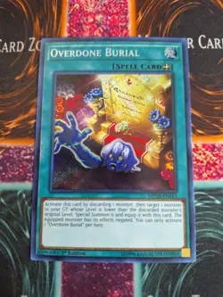 Yu-Gi-Oh! Overdone Burial MP18-EN143 Secret Rare 1st Edition Near Mint - Image 1