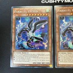 YUGIOH PARALLEL EXCEED SECRET RARE MP21-EN043 1ST EDITION X2 - Image 2