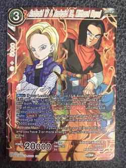 Dragon Ball Super Card Game Android 17 & Android 18, Without Equal EX25-04 EX NM - Image 1