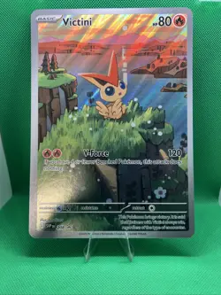 JUMBO Oversized Victini Card SVP208 Scarlet & Violet Promo Pokemon NM - Image 1