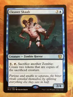 MTG Cleaver Skaab Commander: Innistrad: Midnight Hunt Near-Mint Blue Rare!! - Image 1