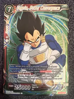 Dragon Ball Super Card Game vegeta power convergence EX25-06 EX NM - Image 1