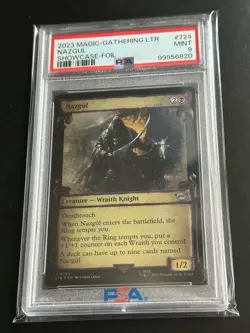 Nazgul #724 MTG Lord Of The Rings Showcase Foil PSA 9 Mint (Pop 3) - Image 1
