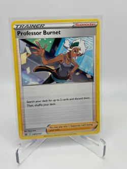 Professor Burnett SWSH167 Regular Black Star Promo Pokemon Card NM - Image 1