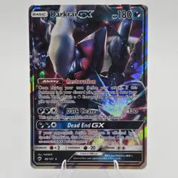 Pokemon Darkrai GX Holo Card 88/147 Sm-Burning Shadows - Image 1