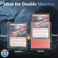 1200ct Perfect Fit Sleeves, Perfect Fit Card Sleeves, Inner Sleeves MTG, Exac - Image 2