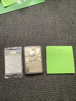 Pokemon Special Edition 23k Gold Plated #25 Pikachu Trading Card - Image 2