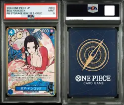 PSA9 One Piece Card ST01-004 Boa Hancock Gold Japanese From Japan Parallel - Image 1