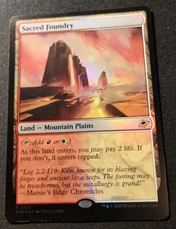 Sacred Foundry - Foil - EOE - MTG - EN - NM - 0256 - Image 1