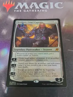 Mtg. Tezzeret, Cruel Captain. Foil. Edge of Eternities. Pack Fresh - Image 1