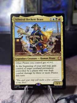 Admiral Beckett Brass MTG Lost Caverns of Ixalan Commander Mythic 0264 - Image 1