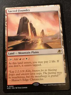 Sacred Foundry - EOE - MTG - EN - NM - 0256 - Image 1