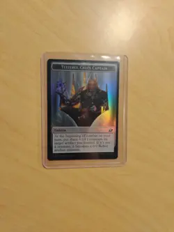 MTG NM Tezzeret, Cruel Captain 0011 Emblem / Robot 0010 Foil Edge of Eternities - Image 1