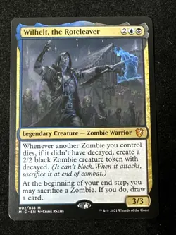 Wilhelt, the Rotcleaver Midnight Hunt Commander MTG Magic 002 MIC NM Regular - Image 1