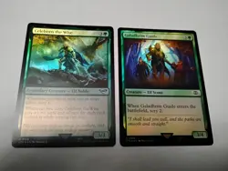 Celeborn the Wise + Galadhrim Guide - 2 FOIL MTG Cards - Image 1