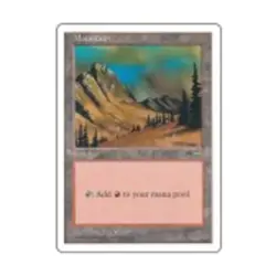 WOTC MtG Anthologies Mountain #1 (C) NM - Image 1