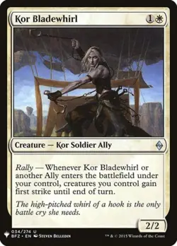 Kor Bladewhirl - Light Play MTG Mystery Booster - Image 1