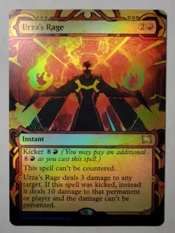 Urza's Rage -Full Foil- STRIXHAVEN Rare Mystical Archive STA mtg NM/M - Image 1