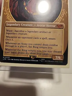 MTG The Lord of the Rings: Tales of Middle-earth - Sauron, the Dark Lord M0329 - Image 5