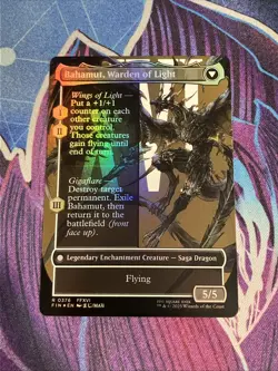 Dion, Bahamut's Dominant (Borderless Foil) Final Fantasy MTG English - Image 2