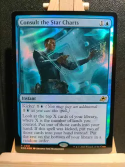 Consult the Star Charts FOIL - Edge of Eternities - Rare - NM (See pics) MTG - Image 1
