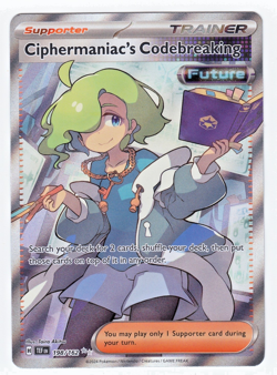 Ciphermaniac's Codebreaking 198/162 Pokemon TCG Sv05: Temporal Forces Holo NM - Image 1