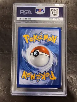 2020 Pokemon Espeon & Deoxys GX TAG TEAM SM240 Black Star Promo Sun & Moon PSA 8 - Image 2