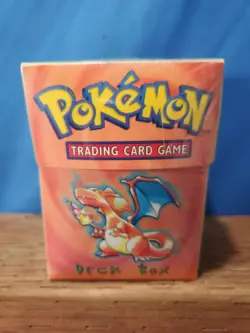 1999 Charizard Deck Box WOTC Pokemon - FACTORY SEALED - Image 1