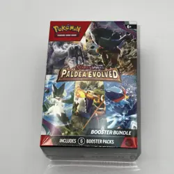 POKEMON Booster Bundle Paldea Evolved Scarlet Violet TCG Factory Sealed 6 Packs - Image 1