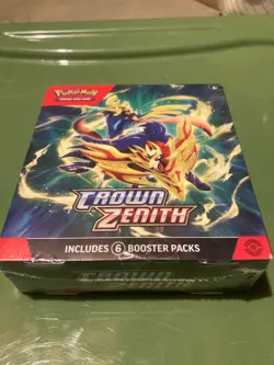 Pristine, Factory Sealed Pokemon TCG Crown Zenith Booster Bundle - 6 Pack 820650858963 - Image 1
