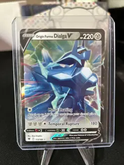 Pokemon Origin Forme Dialga V 113/189 Astral Radiance Sword & Shield ULTRA RARE - Image 1