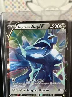 Pokemon Origin Forme Dialga V 113/189 Astral Radiance Sword & Shield ULTRA RARE - Image 3
